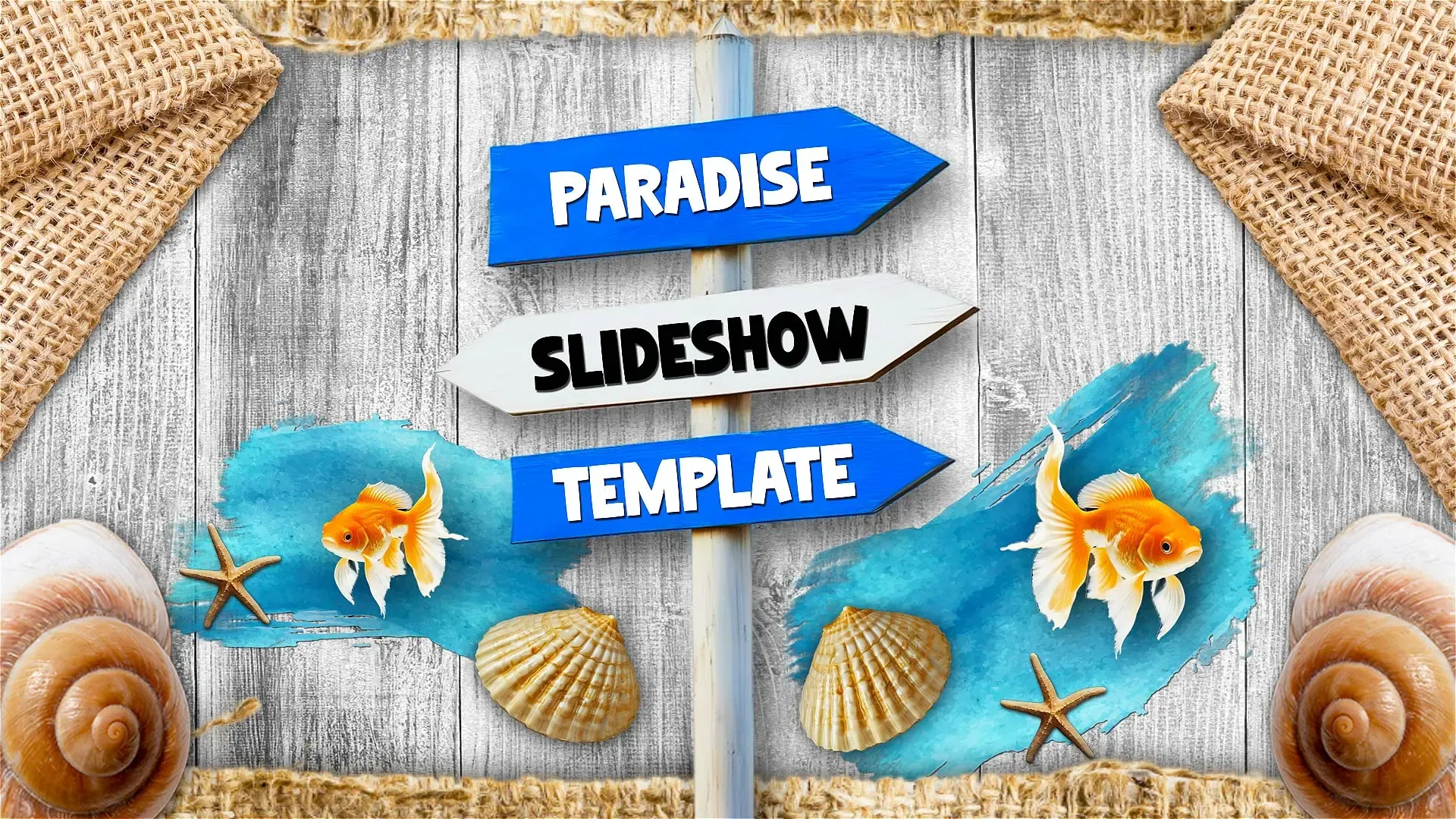 Paradise Theme Slideshow Template